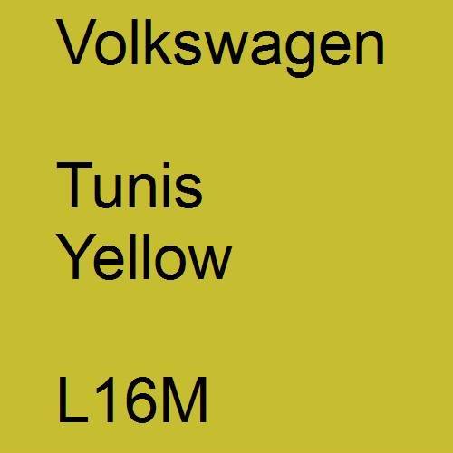 Volkswagen, Tunis Yellow, L16M.